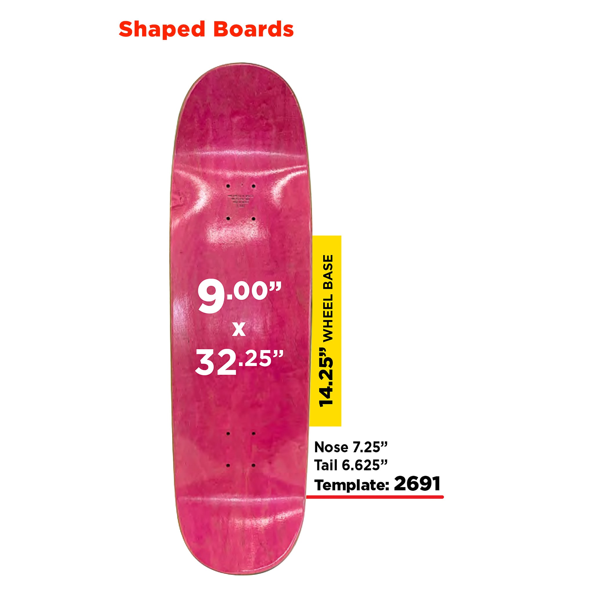 Blank Board Pack - $20.50 Each (30 Board Min) Standard, Full or Shaped Boards
